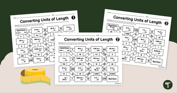 Units of Length Conversion Charts