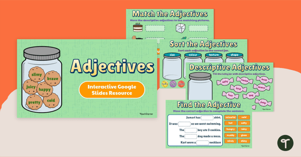 Go to Adjectives Interactive Activity teaching resource
