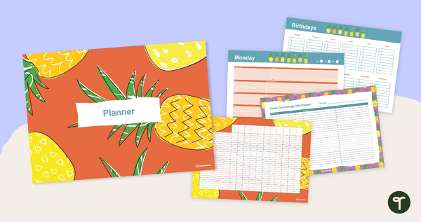 Go to Pineapple Digital Teacher Planner teaching resource