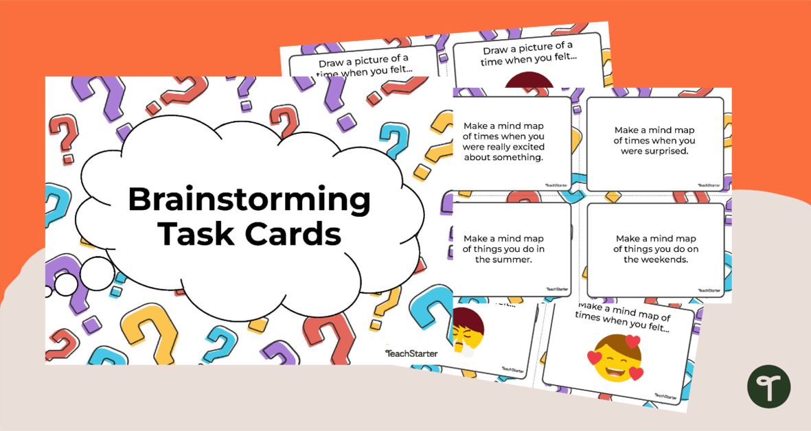 Brainstorming Task Cards teaching resource