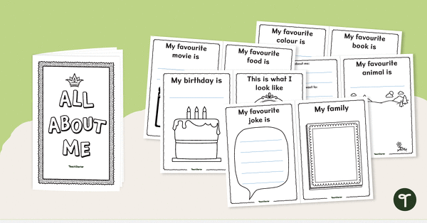 Image of All About Me Journal - Lower Years
