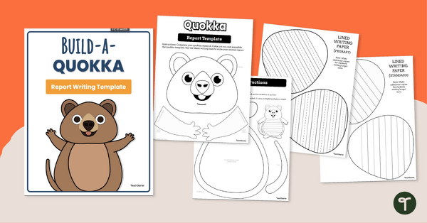 Go to Build-a-Quokka Report Writing Template teaching resource