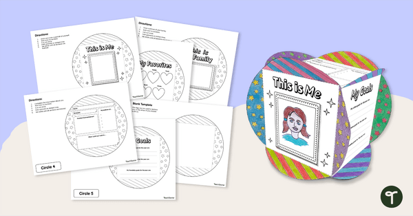 Go to 3D Me! All About Me Template teaching resource