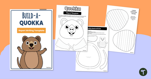 Go to Build-a-Quokka Report Writing Template teaching resource
