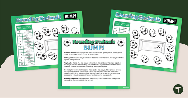 Go to Rounding Decimals – Bump! Games teaching resource