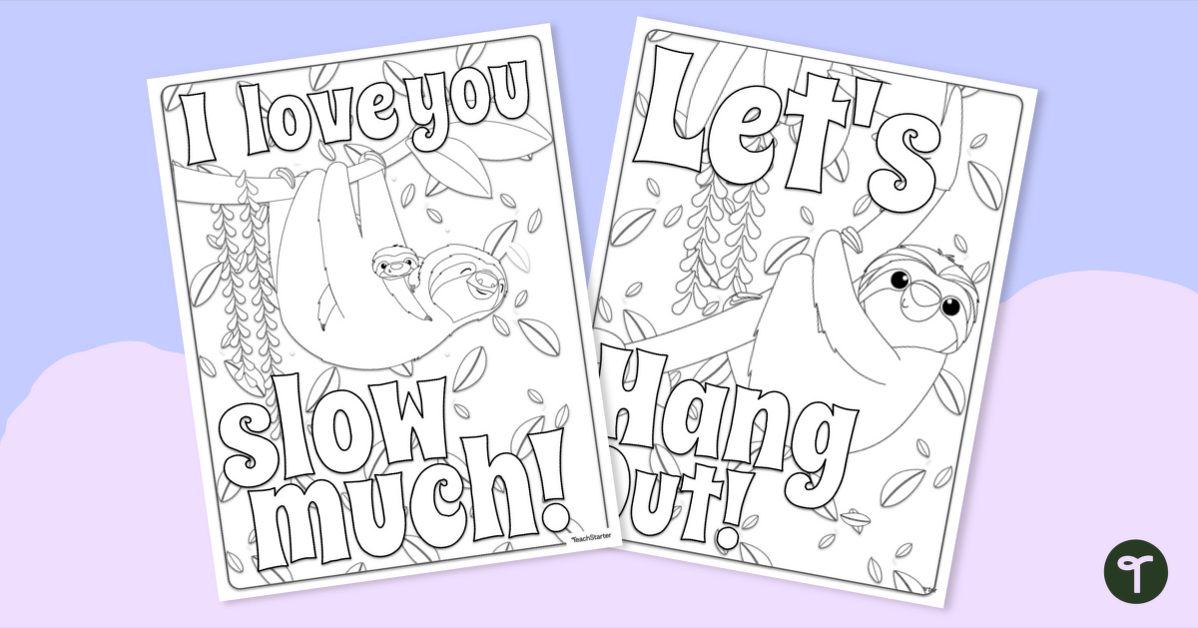 Valentine’s Day Coloring Sheets teaching resource