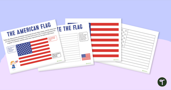 Go to The American Flag - Poster Project teaching resource
