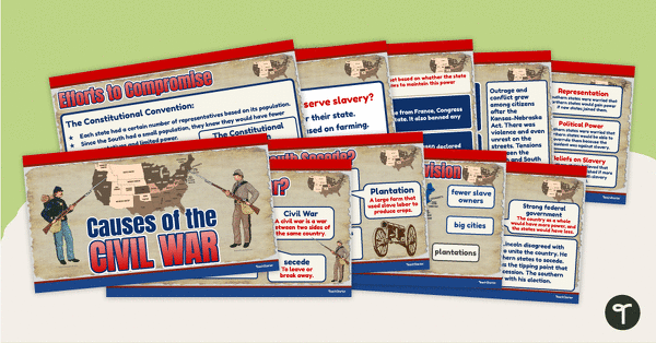 Go to Causes and Effects of the Civil War - Slide Deck teaching resource