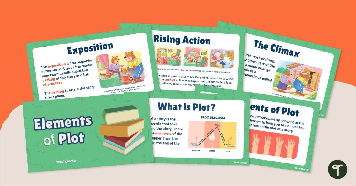 Elements of Plot Teaching Presentation teaching resource
