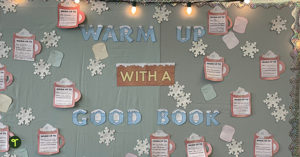 winter bulletin boards science