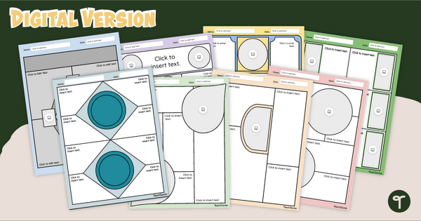 Go to One-Pager Templates - Digital and Print teaching resource