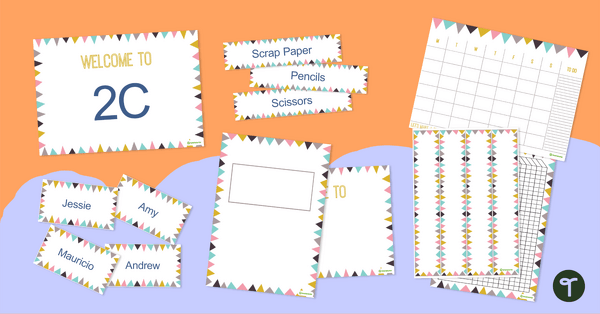 Go to Pastel Flags Classroom Theme Pack resource pack