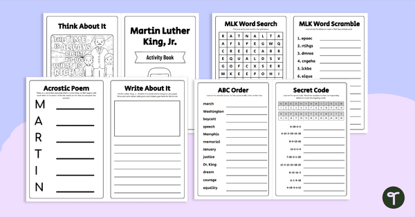 Go to Martin Luther King, Jr. Activity Book teaching resource