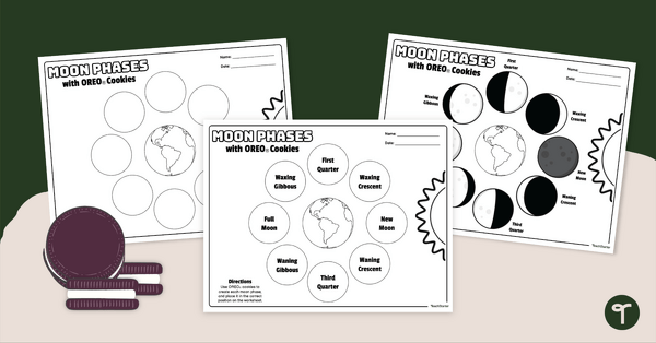 Image of Oreo® Moon Phases Worksheet