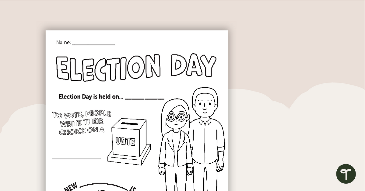 Election Day - Poster Project teaching resource