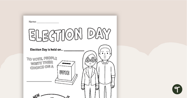 Go to Election Day - Poster Project teaching resource