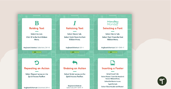 word-processing-skills-task-cards-teach-starter