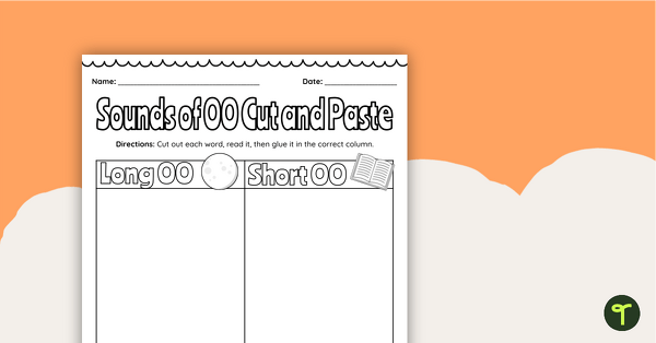 Go to Sounds of 'OO' - Cut and Paste Worksheet teaching resource