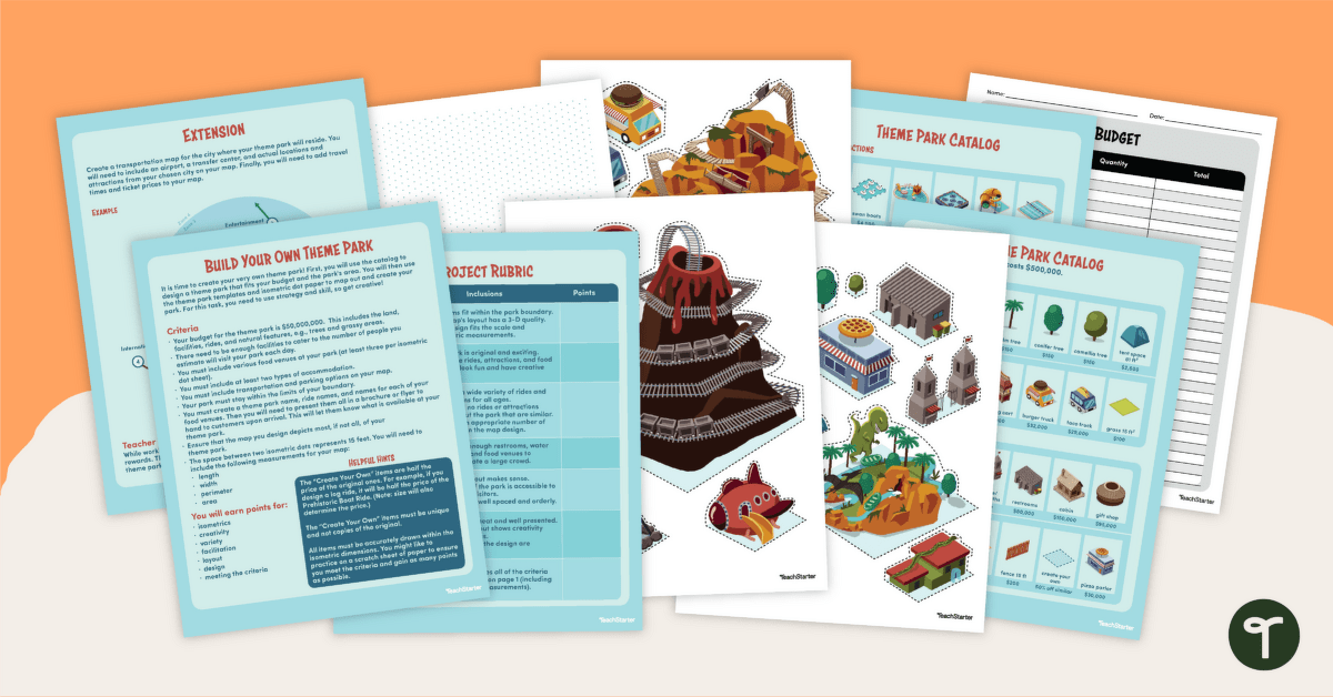 Build Your Own Theme Park – Project teaching resource