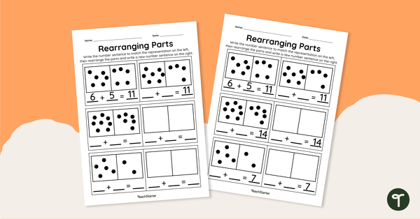 Go to Rearranging Parts Worksheet teaching resource