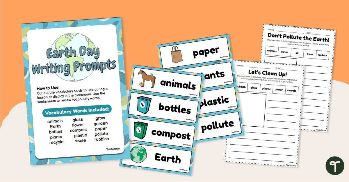 Earth Day Vocabulary and Writing Pack teaching resource