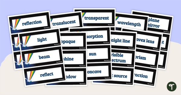 Go to Light Word Wall Vocabulary teaching resource
