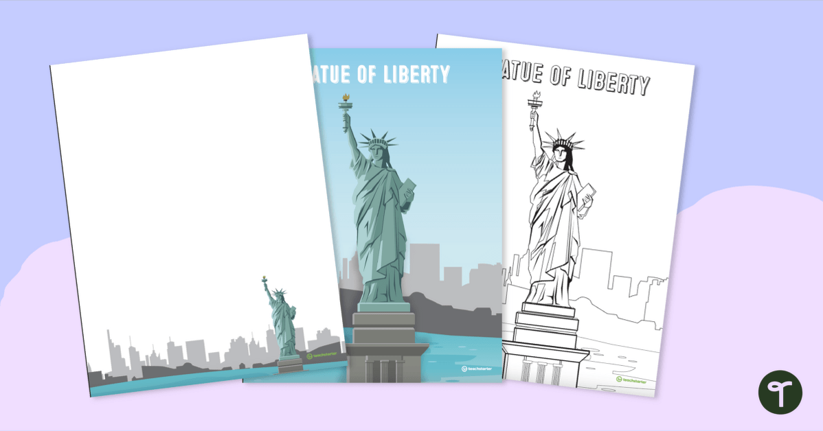 Statue of Liberty Classroom Posters teaching resource