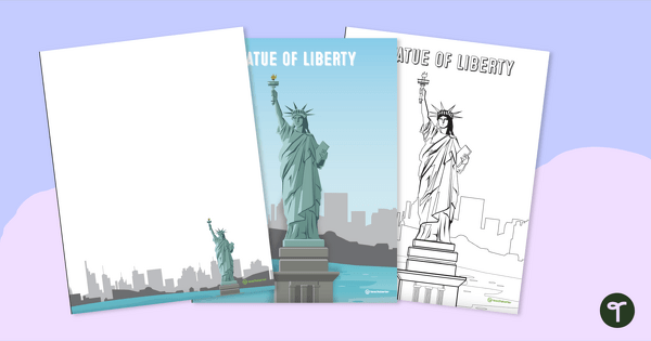 Go to Statue of Liberty Classroom Posters teaching resource