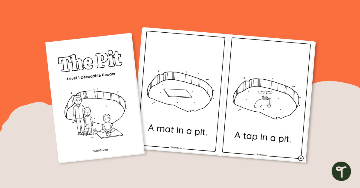 The Pit - Decodable Reader (Level 1) teaching resource