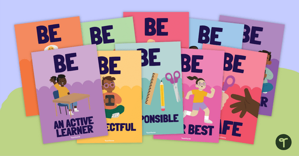 Go to Just Be - Classroom Expectations Posters teaching resource