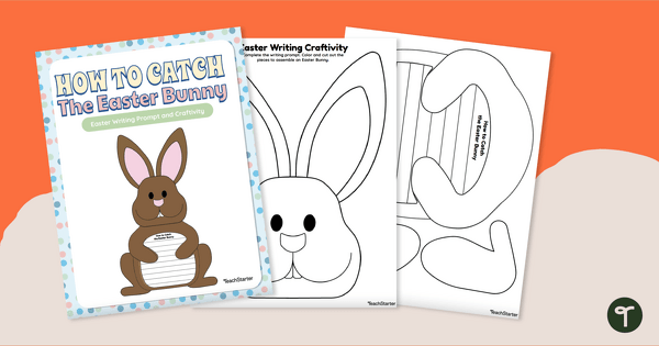 Funky Easter Bunny Craft Template