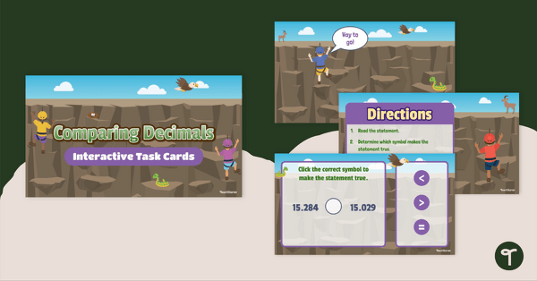 Image of Comparing Decimals Interactive Activity