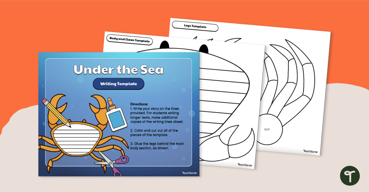 Build-a-Crab - Report Writing Template teaching resource