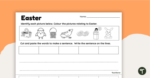 Go to Easter-Themed Worksheet teaching resource