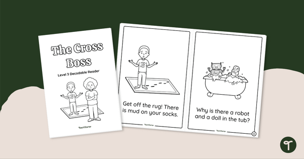 Go to The Cross Boss - Decodable Reader (Level 3) teaching resource
