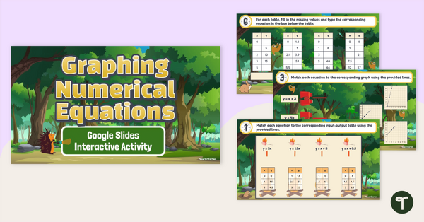 Graphing Numerical Equations – Google Slides Interactive Activity teaching resource