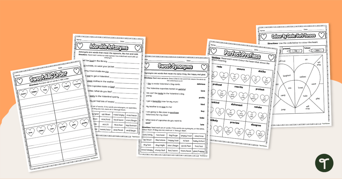 Year 6 Synonyms and Antonyms Grammar Worksheets Lesson Pack