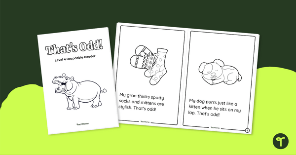 That's Odd! - Decodable Reader (Level 4) teaching resource