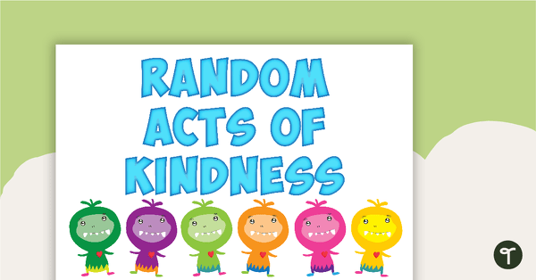Image of Random Acts of Kindness Display