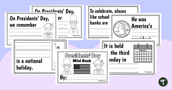 Go to Presidents' Day Mini Book teaching resource