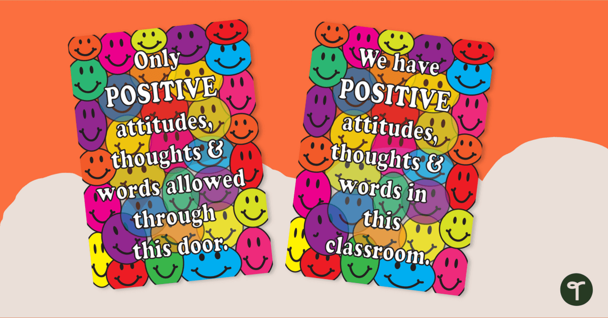 Positive Smiles Poster teaching resource