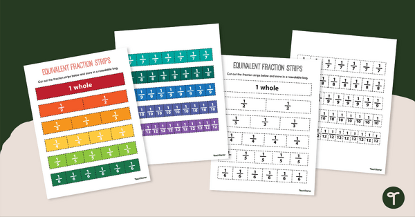 Image of Fraction Strips