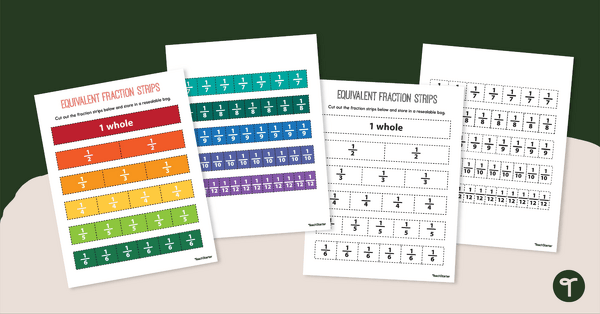 Go to Fraction Strips teaching resource
