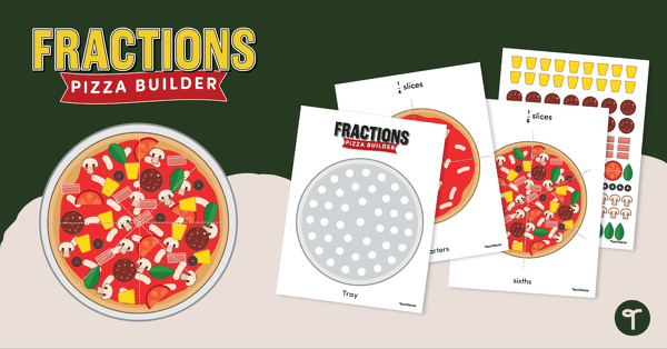Go to Pizza Fractions – Hands-On Materials teaching resource