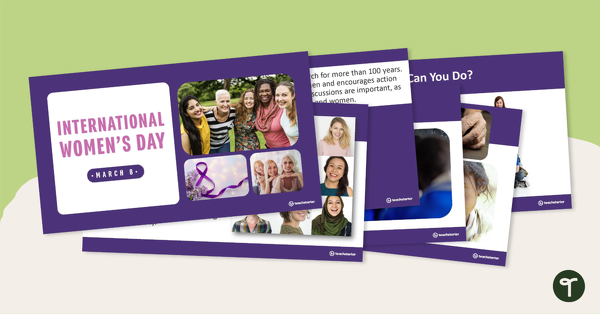 International Women's Day Assembly PowerPoint teaching resource