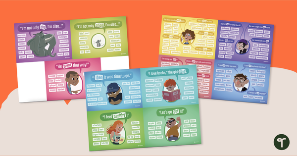 Go to Synonyms - Printable Flashcards teaching resource