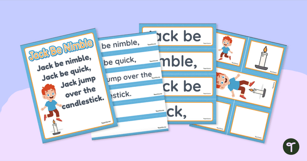Go to Jack Be Nimble - Sequencing Cards teaching resource