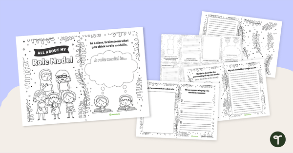 Go to All About My Role Model Activity Booklet teaching resource