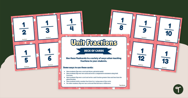 Image of Unit Fractions – Deck of Cards