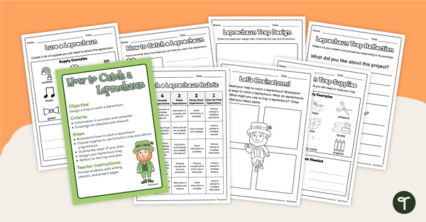 How to Catch a Leprechaun STEAM Project teaching resource